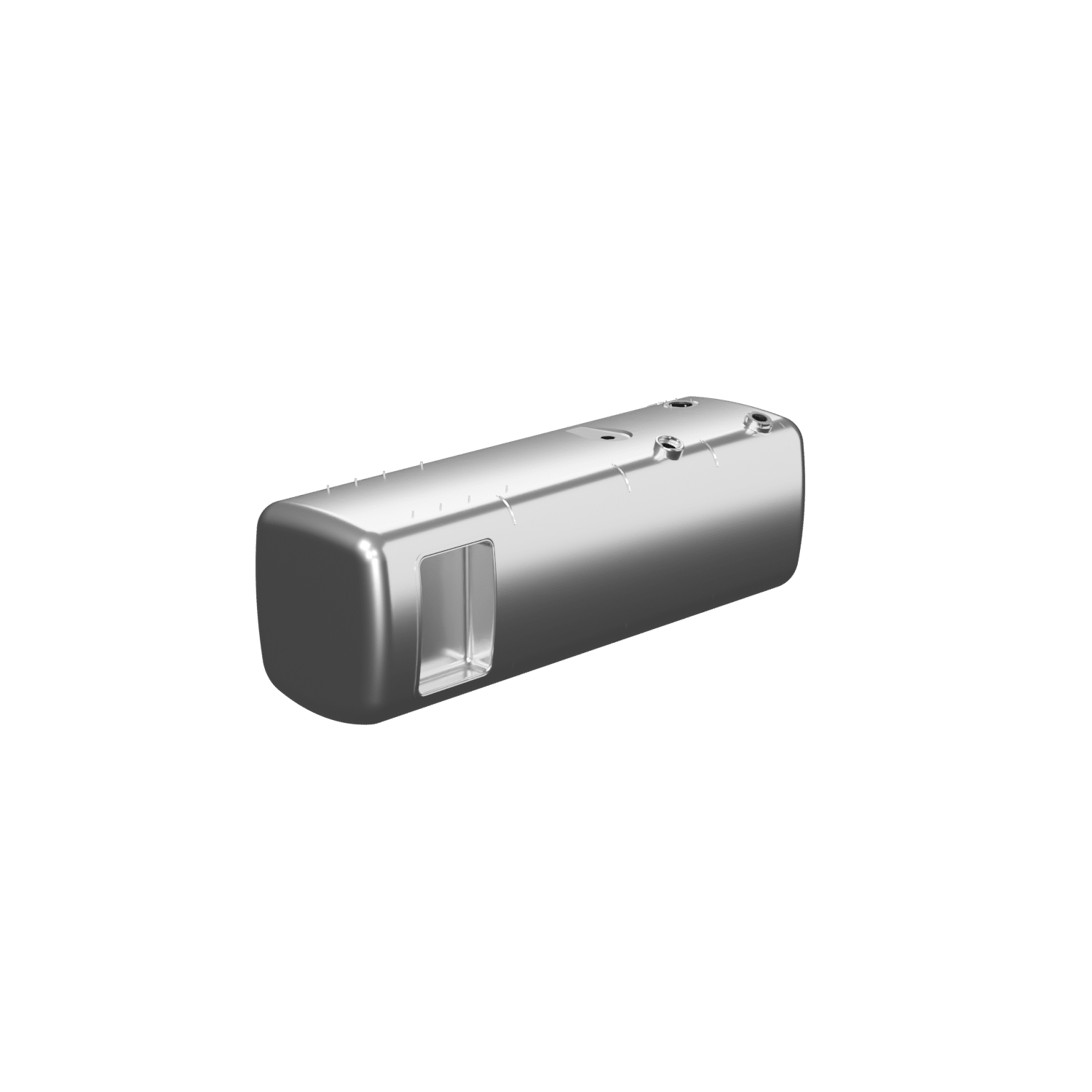 MERCEDES 720+75 Lit. FUEL TANK + ADBLUE TANK WITH STEPS ALUMINIUM 700X650X2130 - Image 7